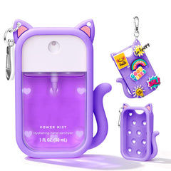 Kivzex cat silicone case for Touchland 1oz with snug, protective fit.