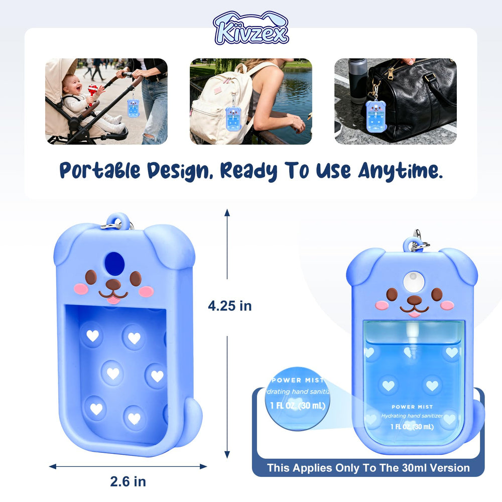 Kivzex dog design with charm slot for personalization.