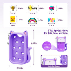 Kivzex Touchland case with keychain for travel convenience.
