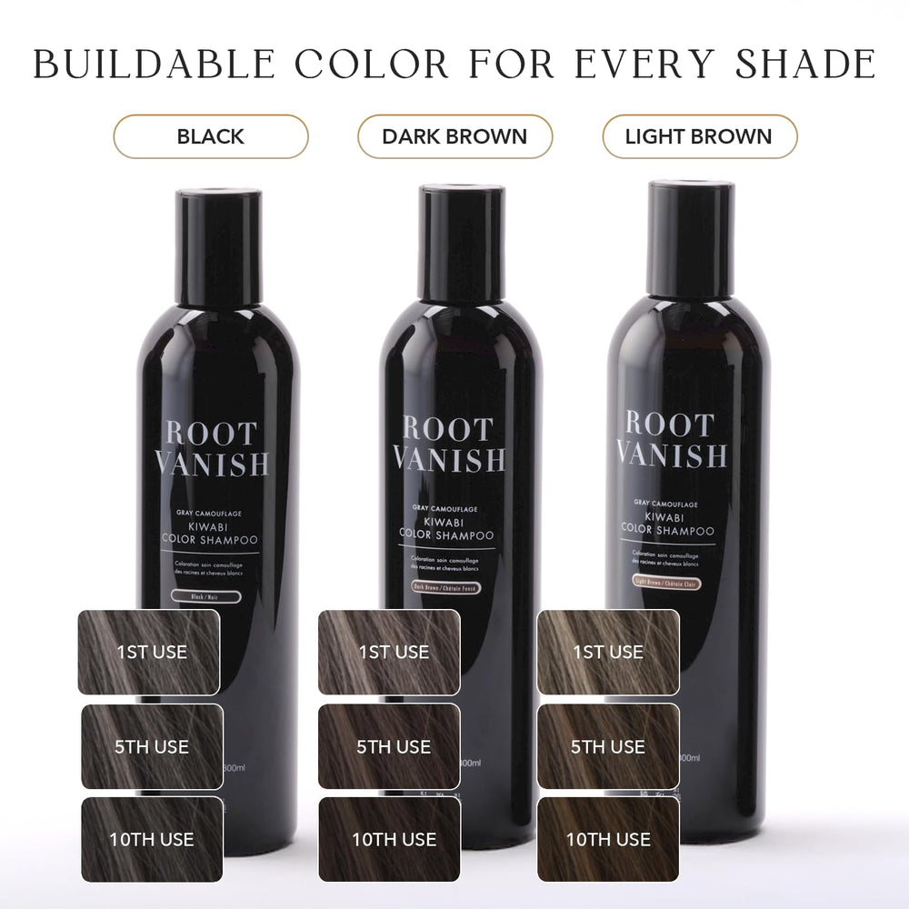 KIWABI Hair Color Shampoo features 31 botanicals and 4 natural oils