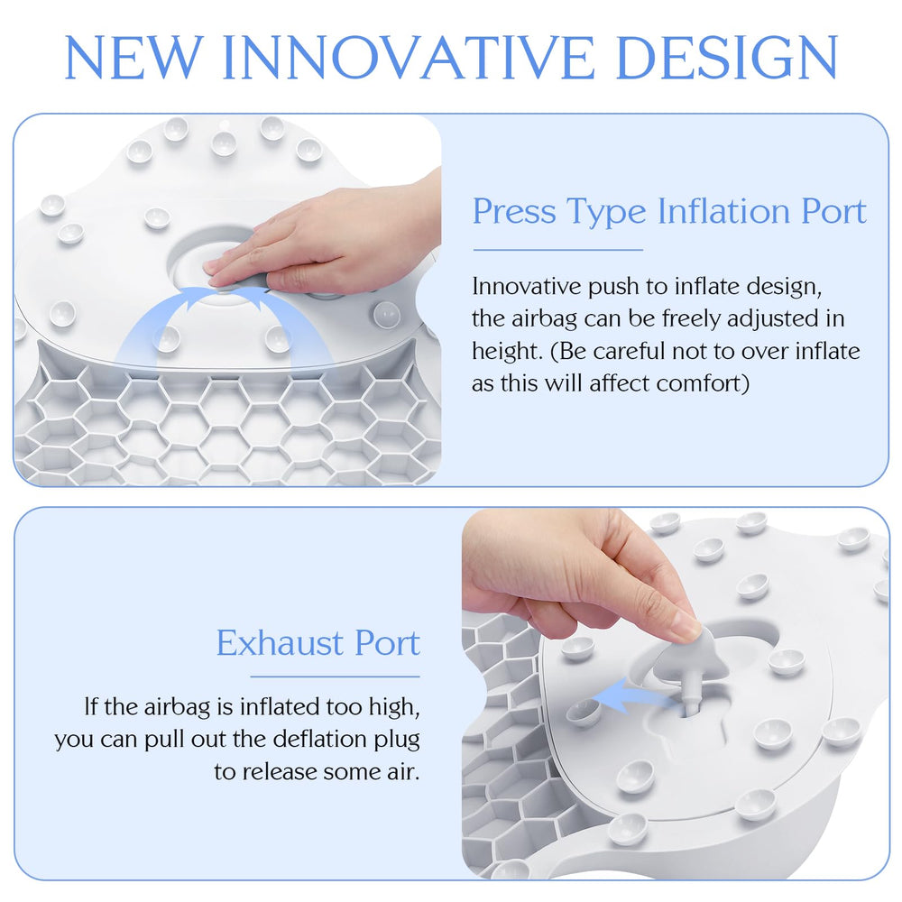 Kixcvdm bath pillow fits standard, freestanding, round, and straight-back tubs