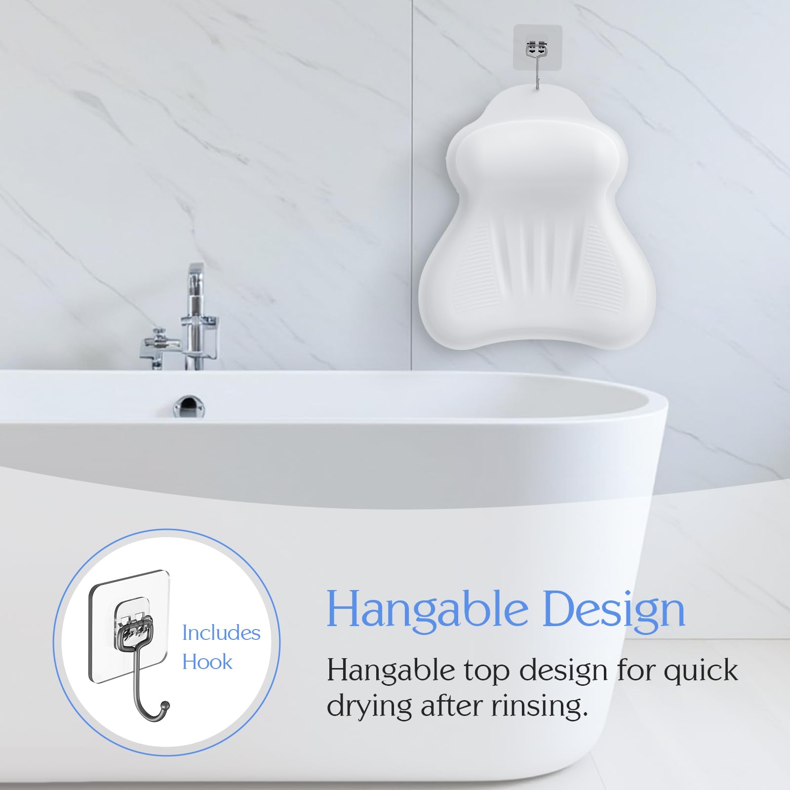 Kixcvdm pillow offering spa-like relaxation and quick-drying design