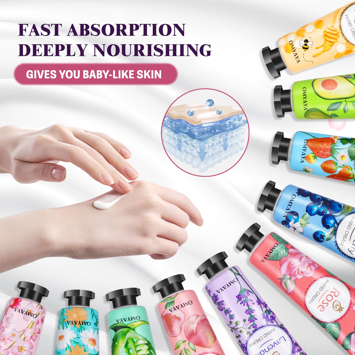 KIYTARBOO portable lotion tubes shown for handbags and travel
