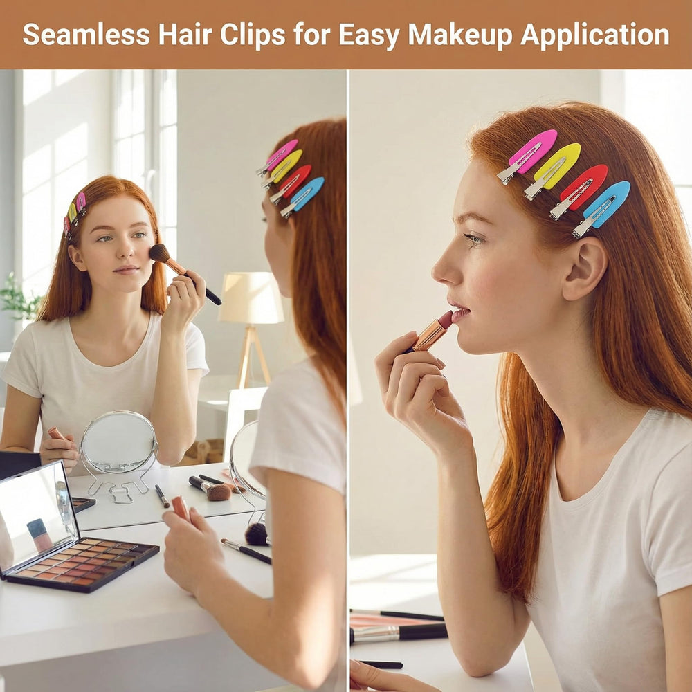 KJML DIY Clips para bangs y secciones, fijación suave.