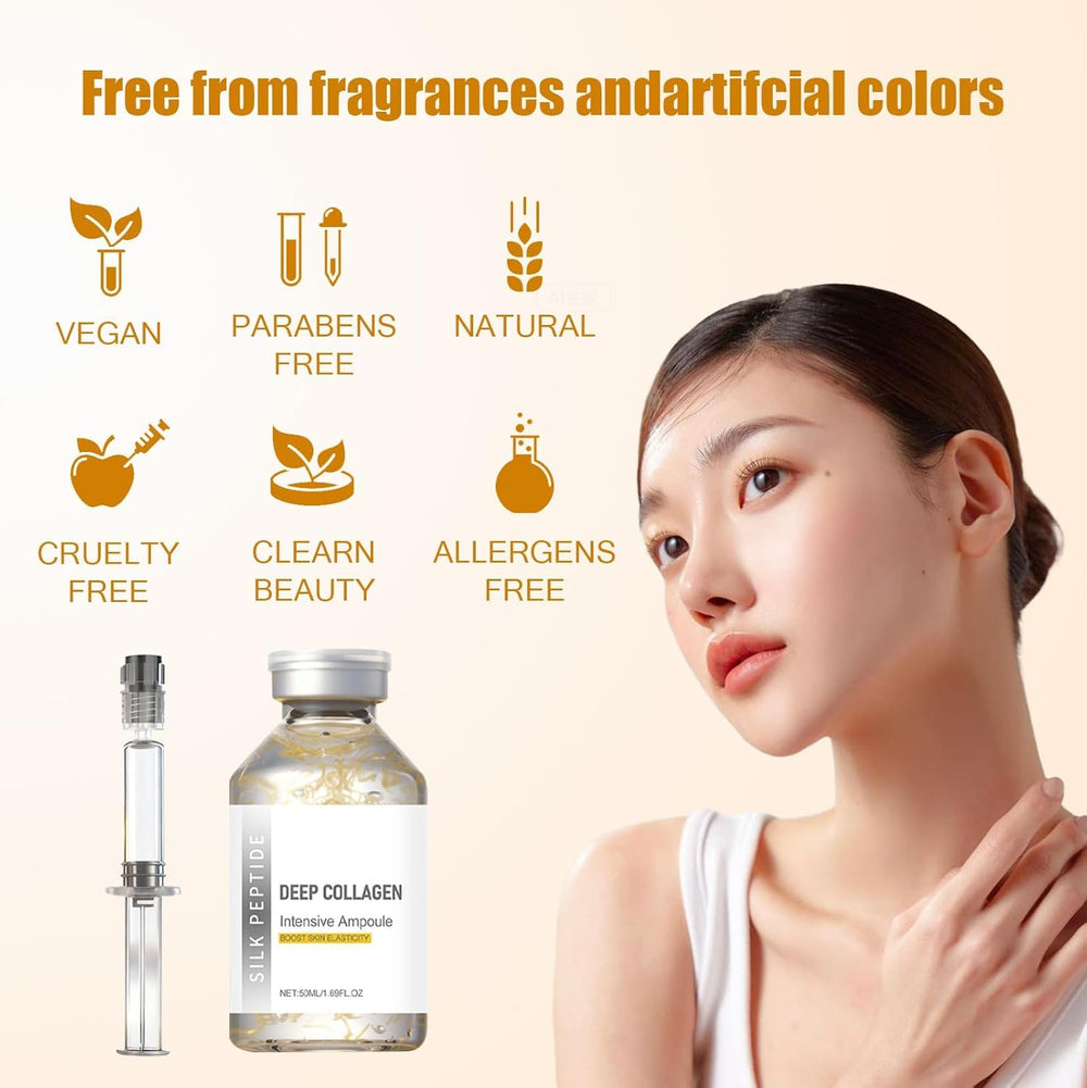 KKINYAS silk peptide texture application with silky feel