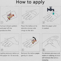 KKOND Zootopia2 tattoo-application-process for quick setup.