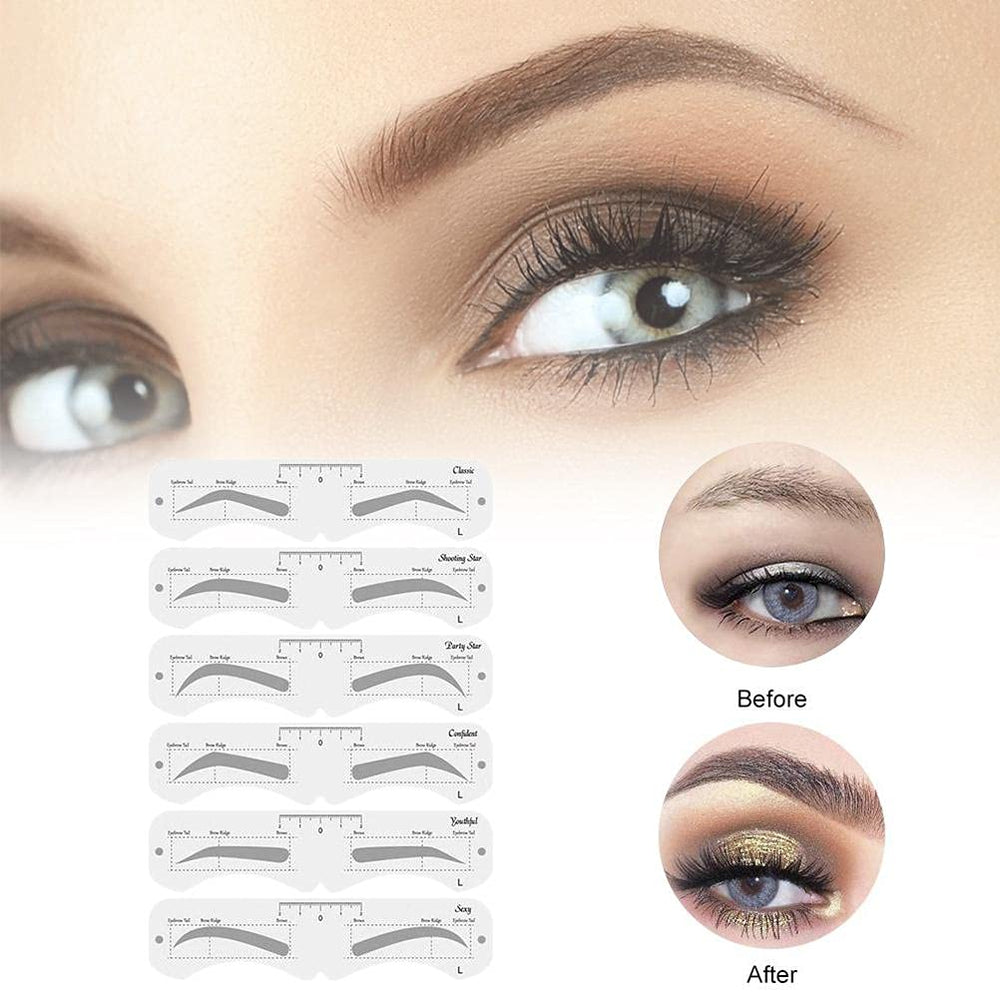 KKPLZZ Conjunto cejas para retoques caseros y acabado limpio.