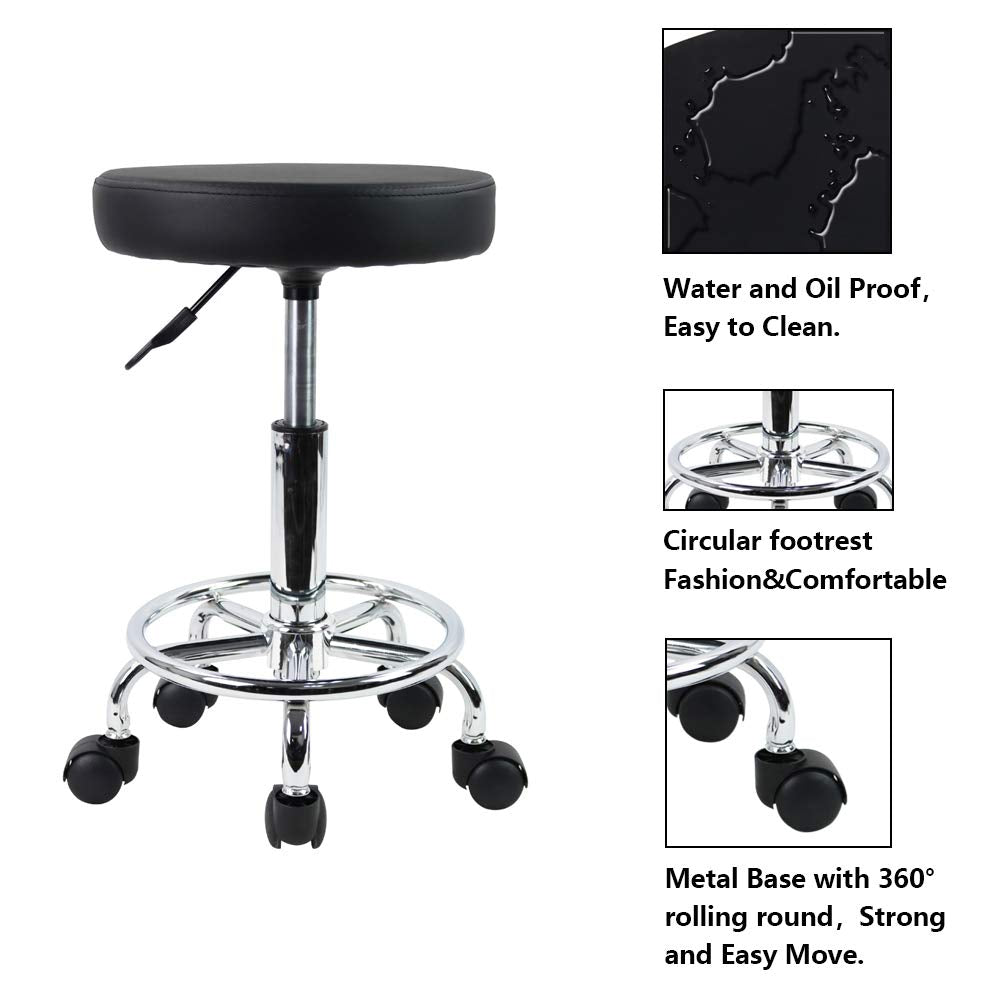 KKTONER rounded stool ideal for photography or tattoo studio setups.