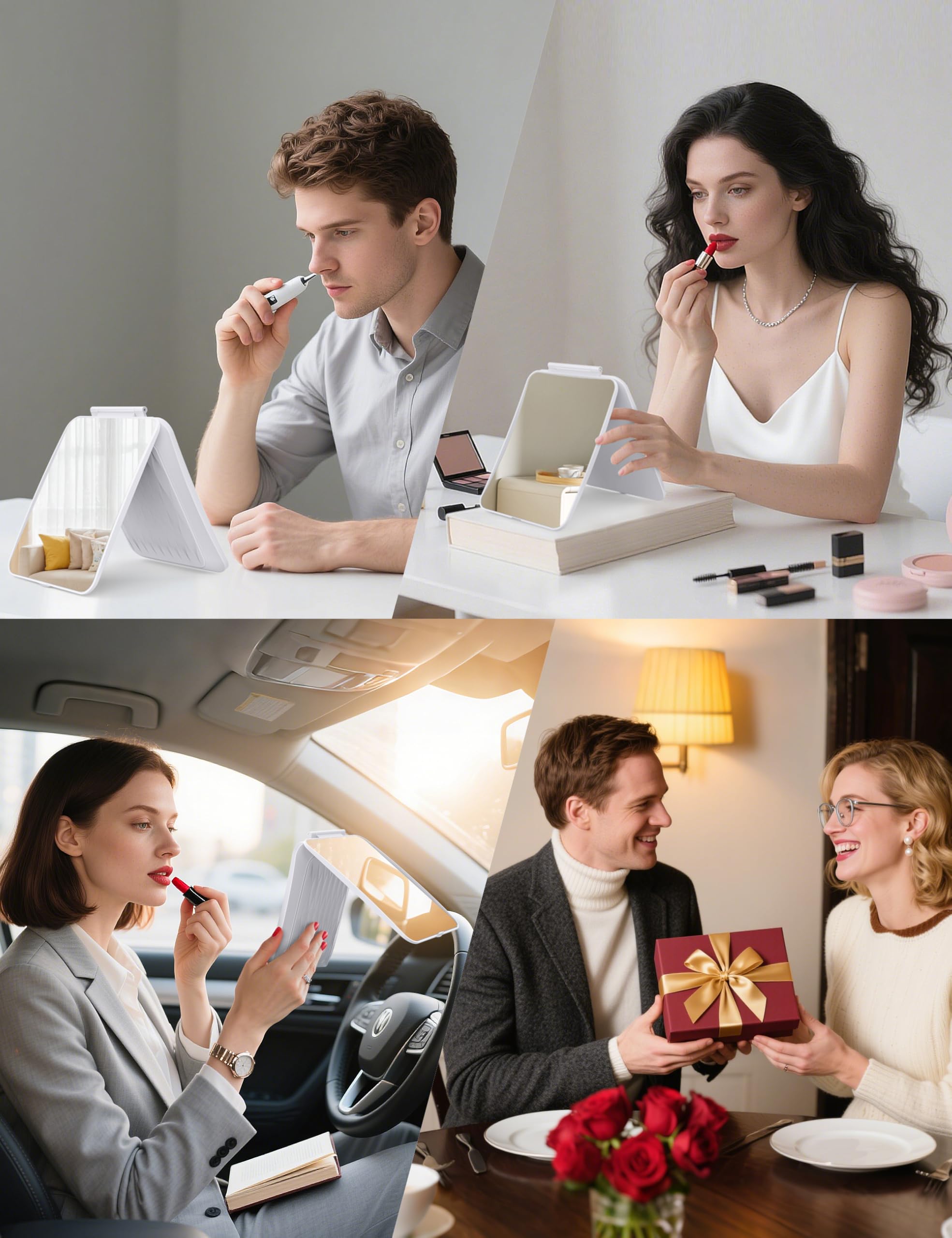 klarh travel makeup mirror gift-ready packaging for a thoughtful present