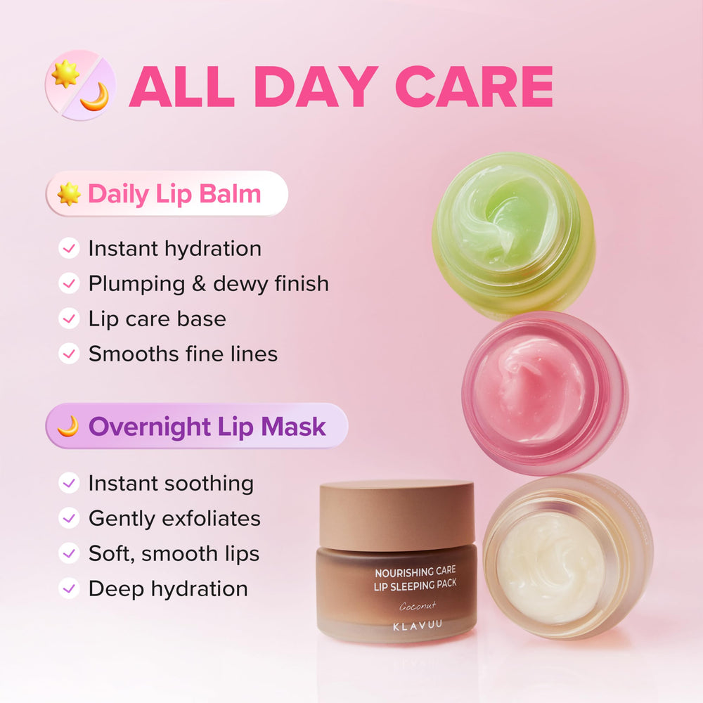 Exfoliante labial suave de Klavuu para renovación nocturna