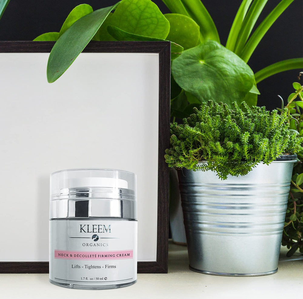 Kleem Organics product shown in bathroom setting—AM/PM routine for consistent hydration and uplift.