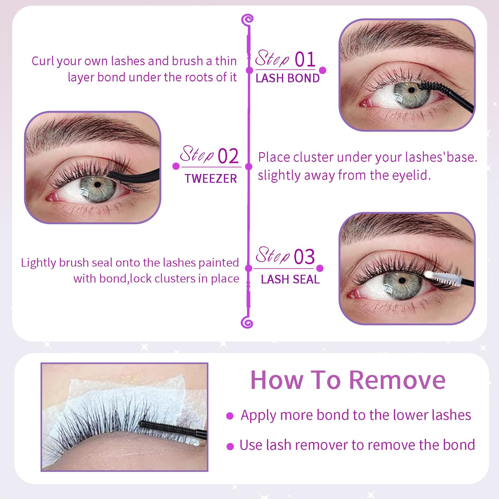 KLHYIT 12-20mm cluster lashes enabling customizable volume