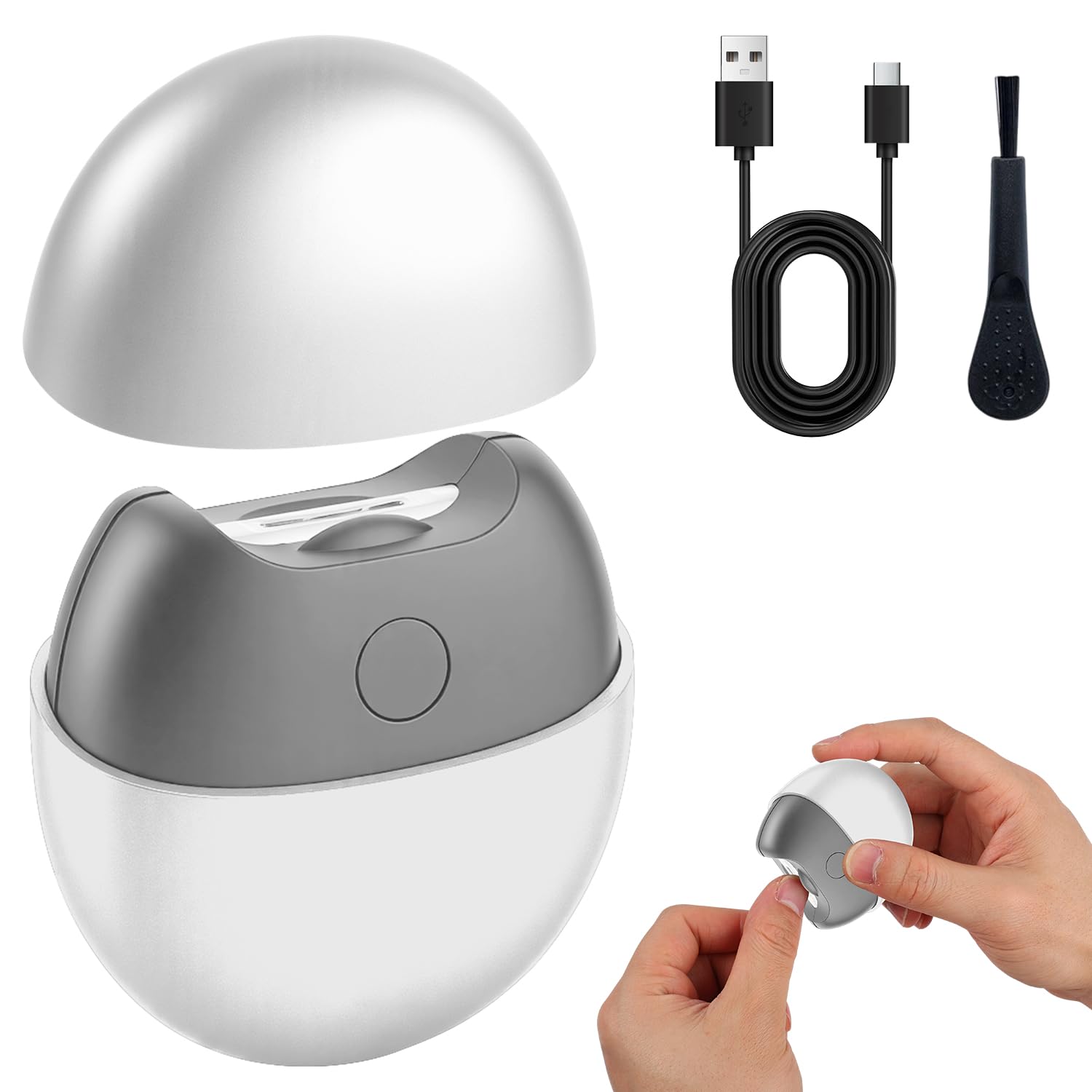 KLIFE 2026 upgraded 3-in-1 electric nail clipper handheld for easy trimming
