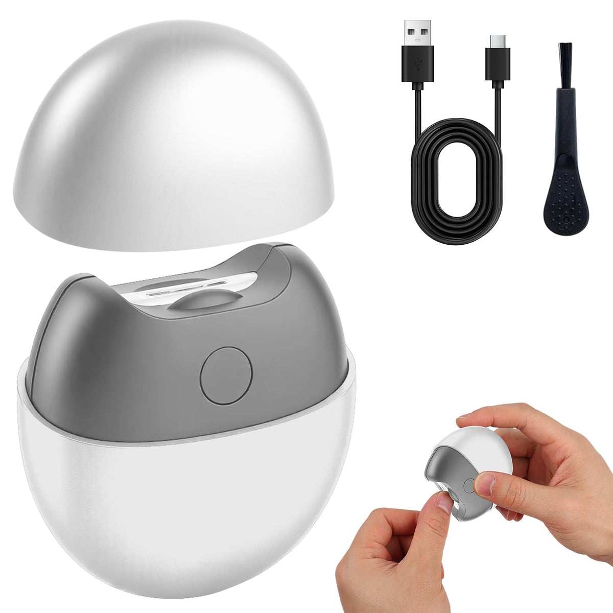 KLIFE 2026 upgraded 3-in-1 electric nail clipper handheld for easy trimming