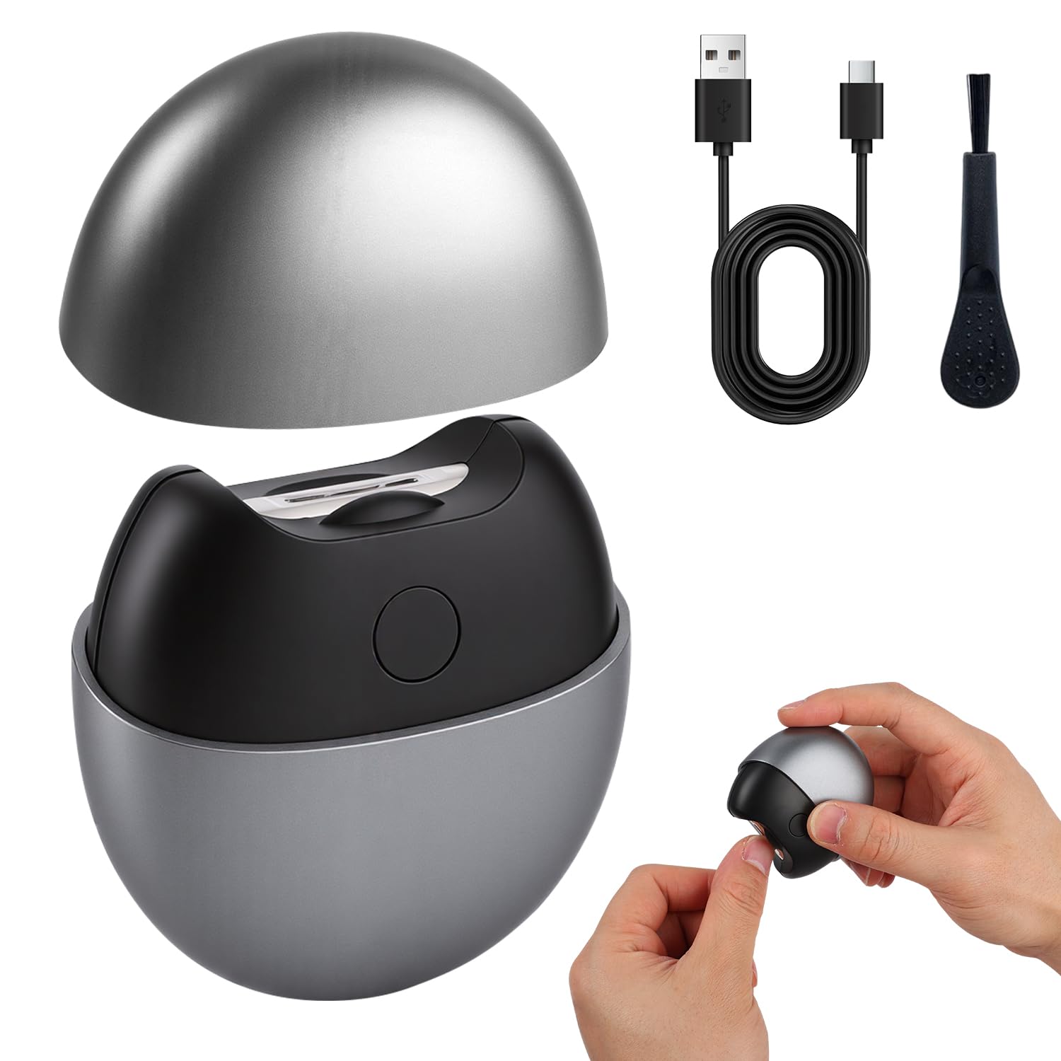 KLIFE 3-in-1 nail clipper with light for gentle at-home grooming
