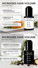 KligourMD hair serum bottle—daily use for stronger-looking hair and reduced breakage.