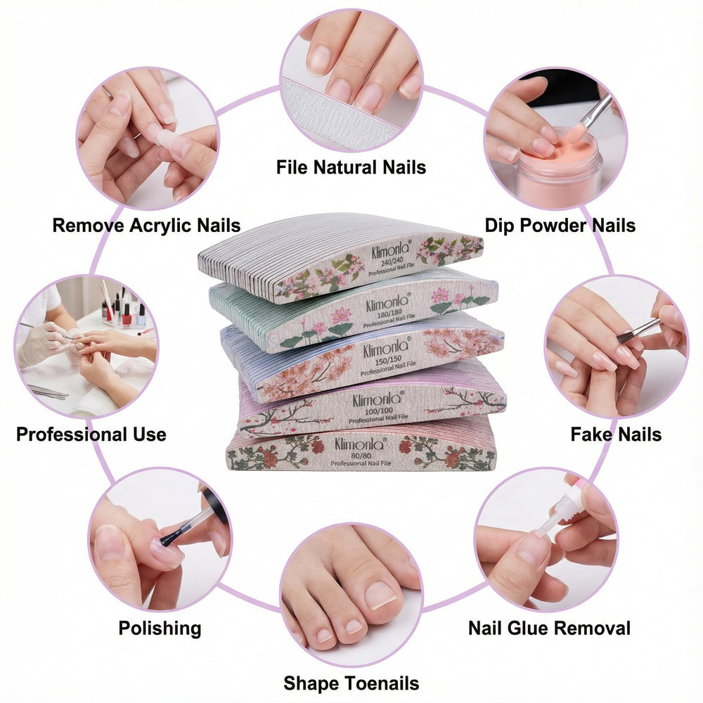 Klimonla reusable manicure tools for home and salon use