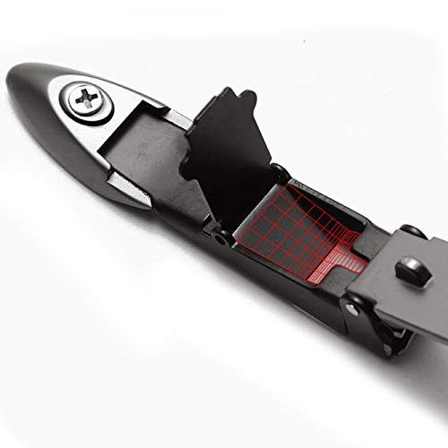 KLIPP arched cutting edges help trim thick nails with control and comfort