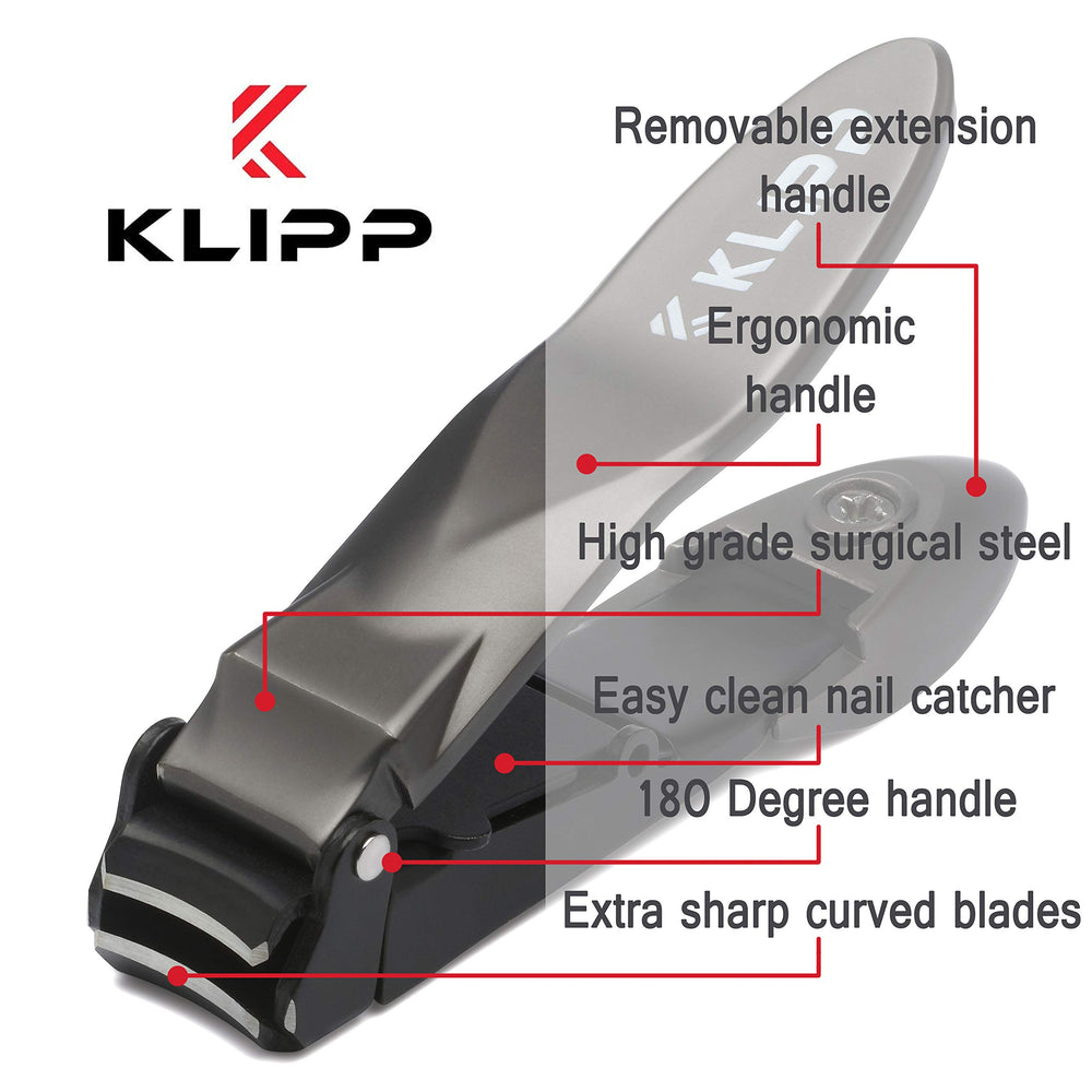 KLIPP ergonomic lever provides easy leverage for precise trims