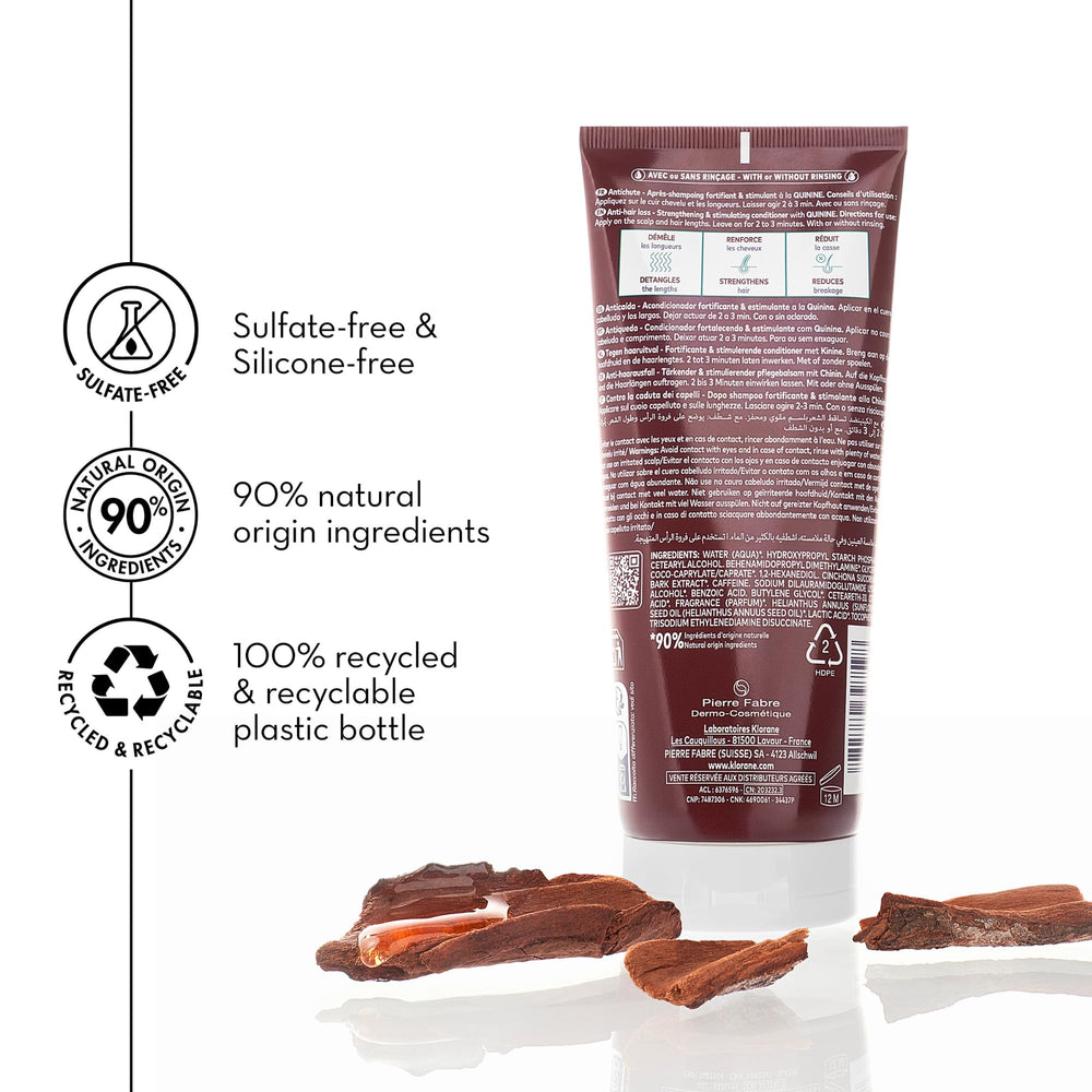 Klorane conditioner detangles wet hair for smoother styling.