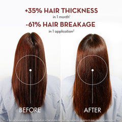 Klorane conditioner ingredients close-up shows quinine and B vitamins for vitality.