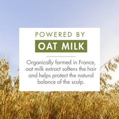 Klorane Oat Milk dry shampoo texture and volume with invisible finish.