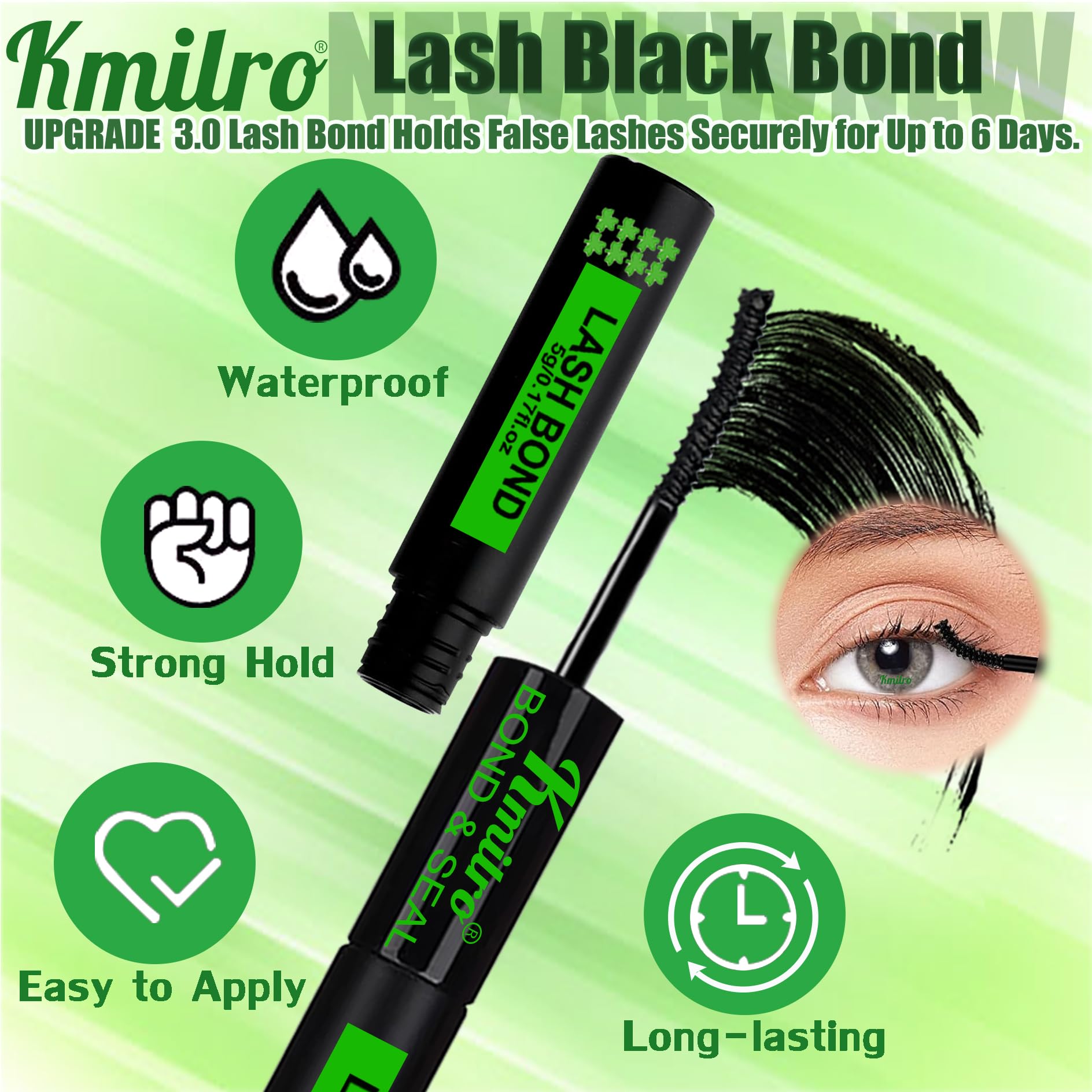 Kmilro 2-in-1 bond and seal system delivers secure wear.