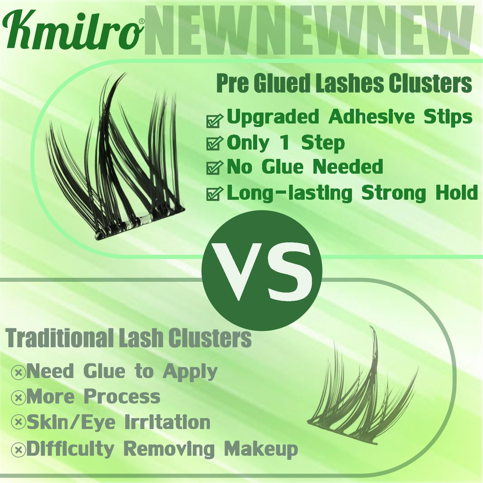 Kmilro anime cosplay lash look worn for events and daily wear.
