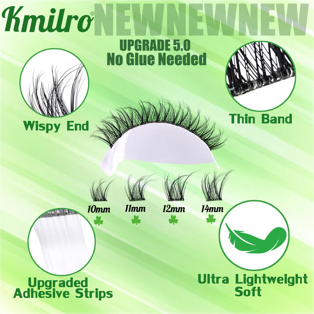 Kmilro included tweezers for precise lash placement