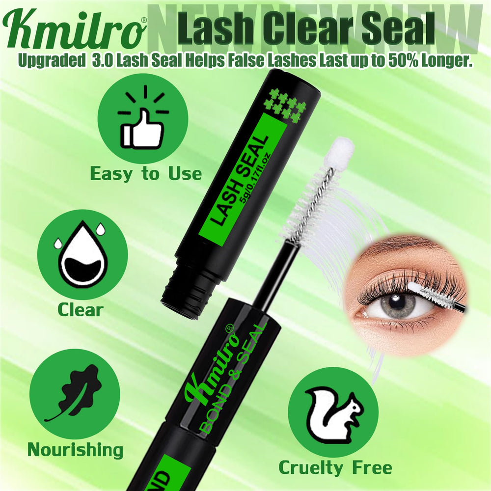 Kmilro waterproof formula resists sweat for events and workouts.
