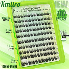 Kmilro waterproof press-on lashes in beginner kit