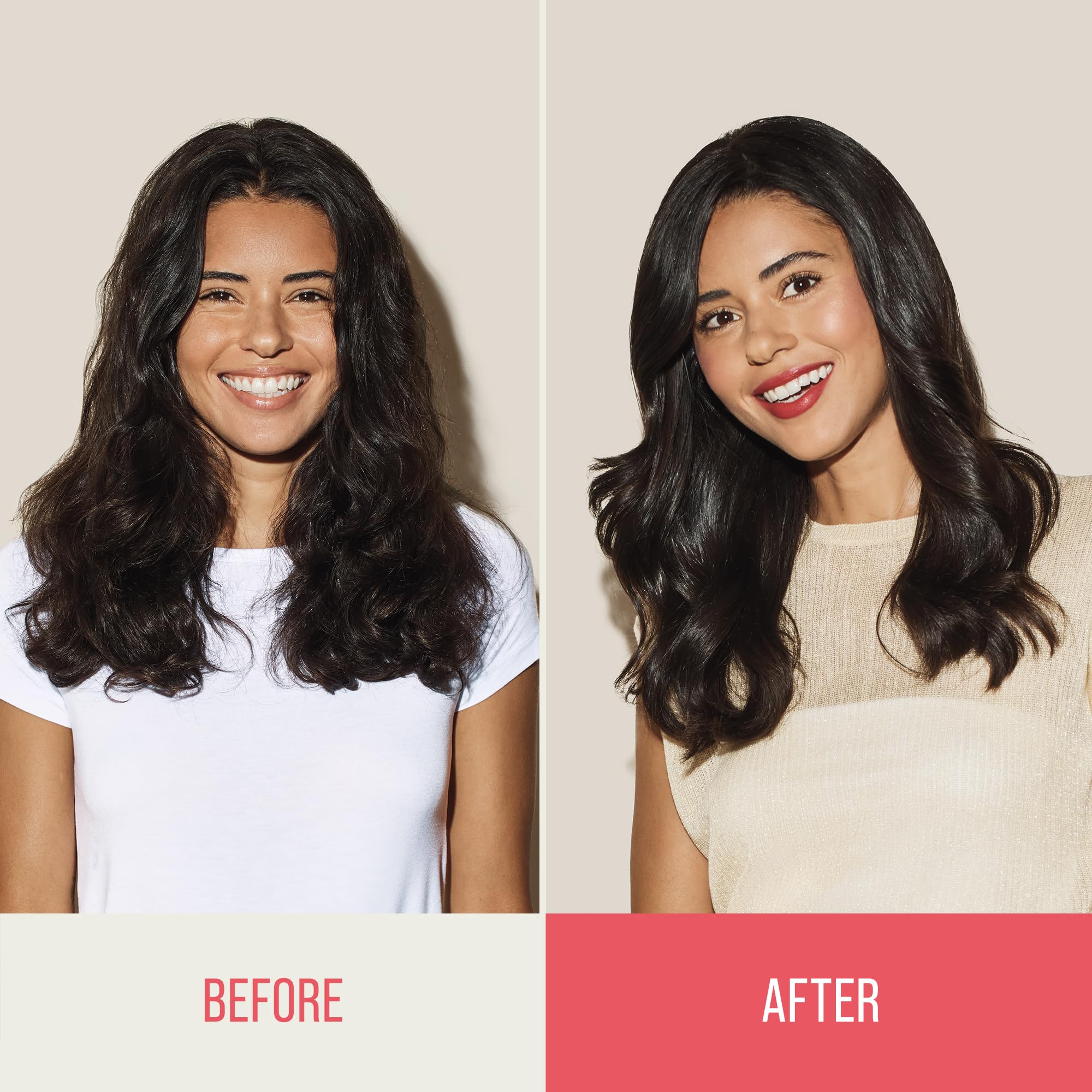 KMS AllSmooth textura sedosa al tacto para cabello suave.