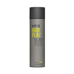 KMS HairPLAY flexible hold dry wax bottle shows texture-ready styling