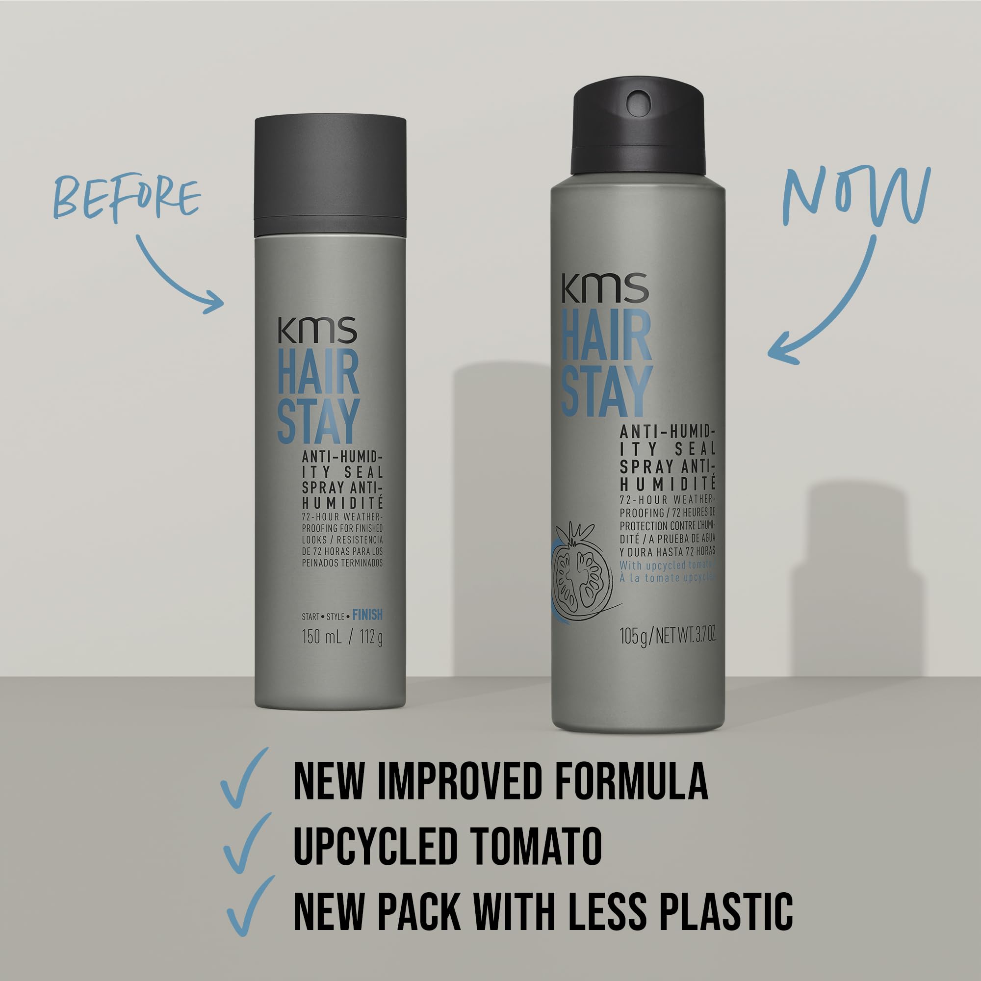 KMS HAIRSTAY bottle suitable for all hair types and styles