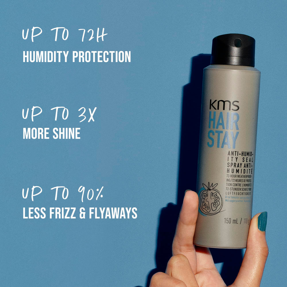 KMS HAIRSTAY anti-humidity seal providing frizz defense