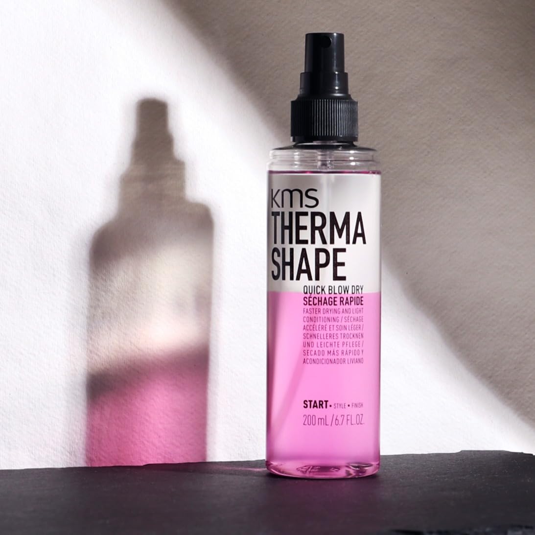 KMS Thermashape action-ready for fast drying and smooth finish