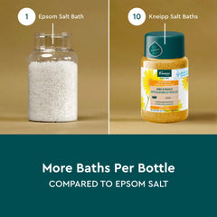 Kneipp Sal de baño Arnica: extracto de árnica para relajar músculos cansados.