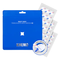 KNEMO parche invisible para acné, discreto y práctico en la piel.