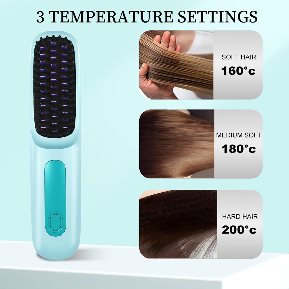 KNISUZ Go Brush Pro 2026 cordless hair brush enables cord-free styling anywhere