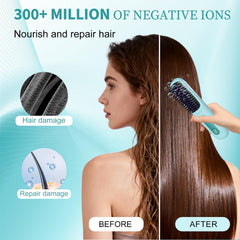 KNISUZ Go Brush Pro 2026 LCD display shows precise heat settings for safe styling