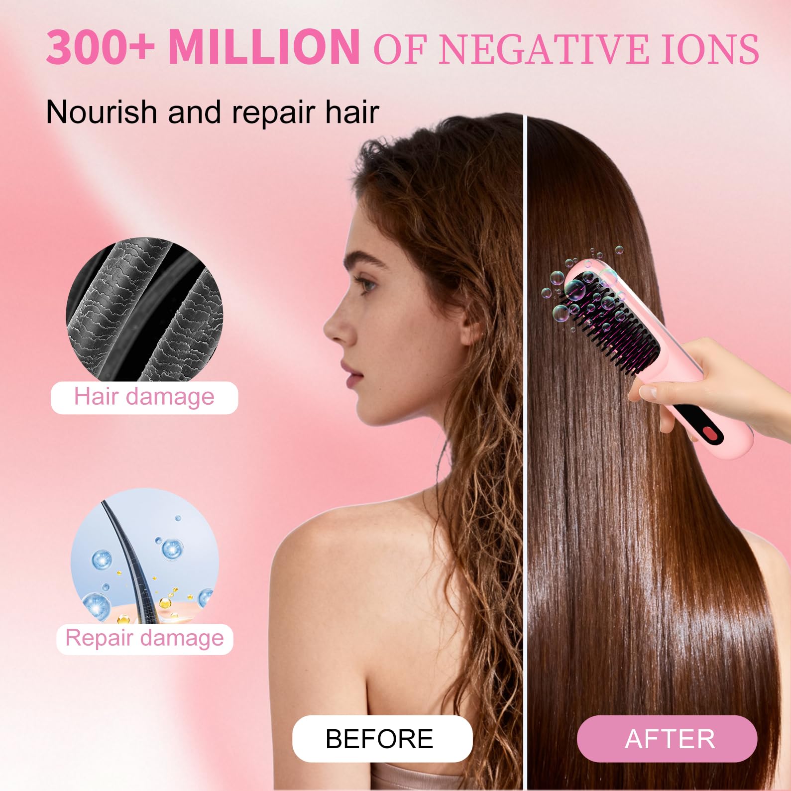 KNISUZ Go Brush Pro 2026 with LCD temperature display for precise heat control.