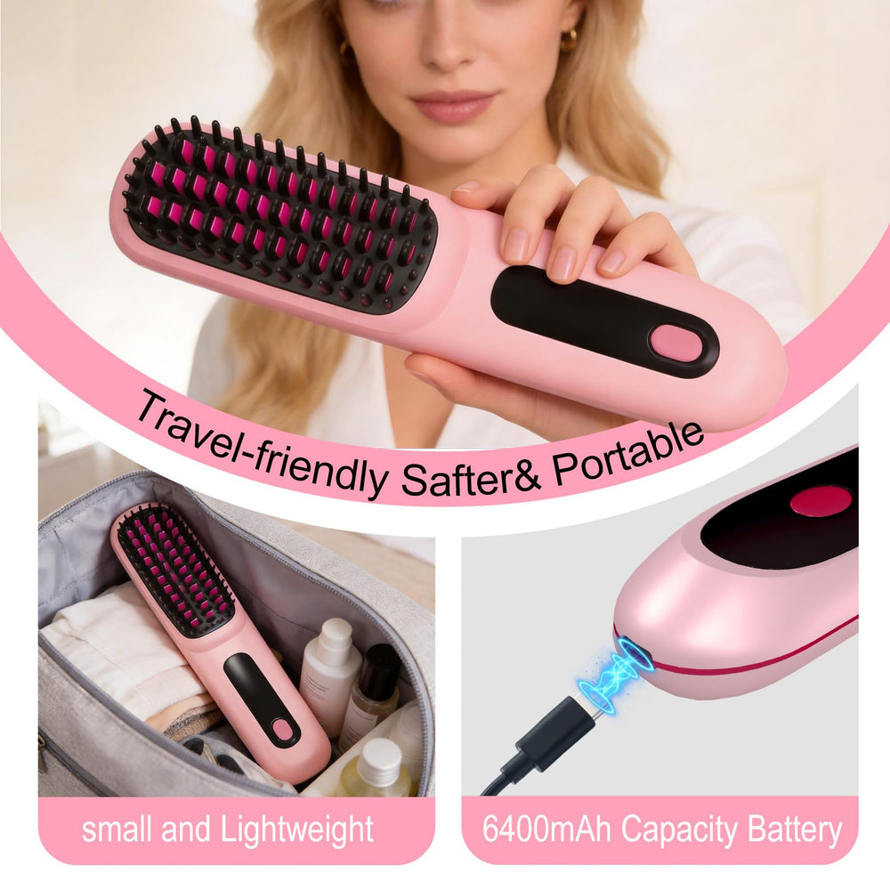 Pink finish of KNISUZ Go Brush Pro 2026 adds style to your grooming routine.