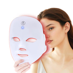KNNKNN red light therapy mask for at-home facial care and rejuvenation