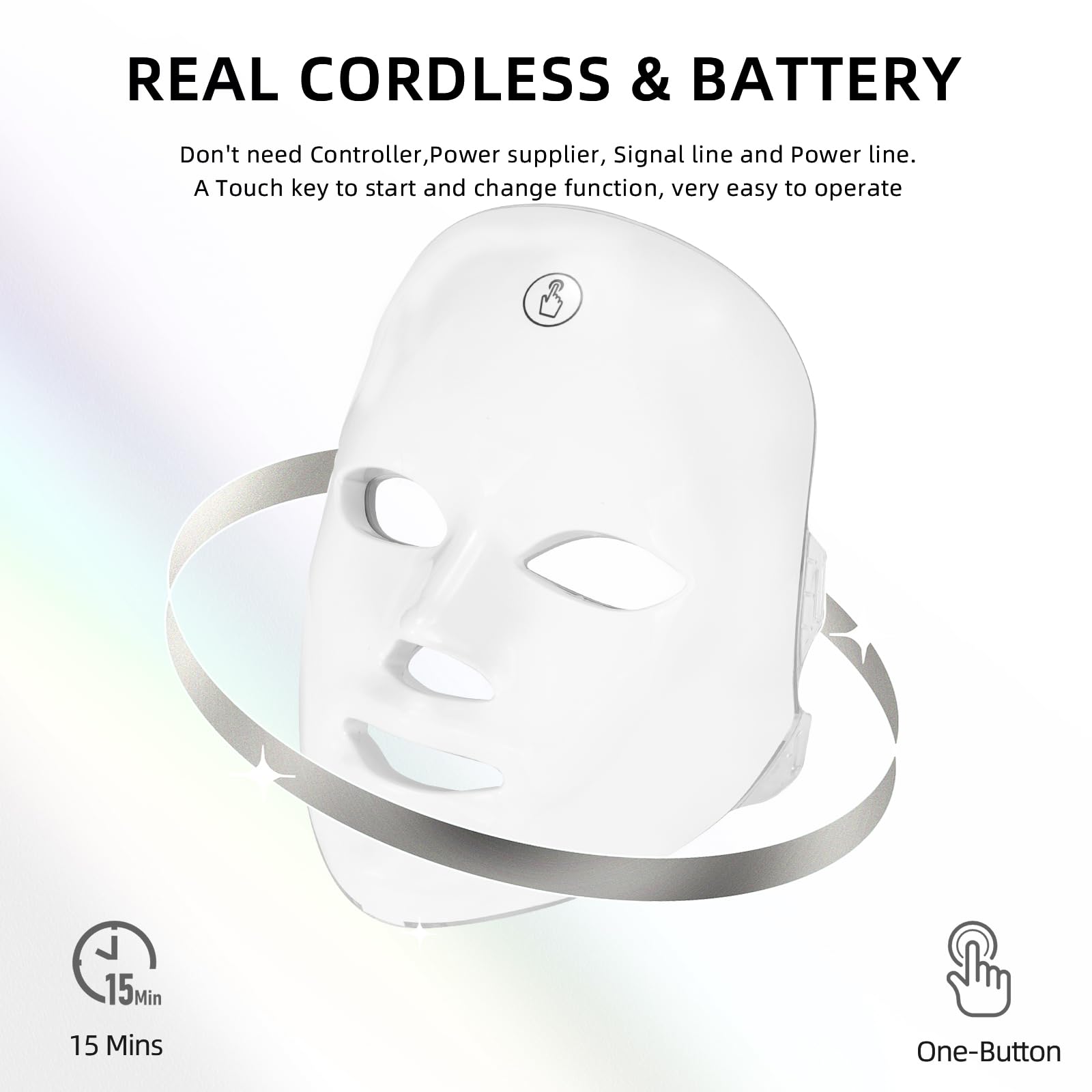 KNNKNN white LED mask delivers radiant skin with regular use