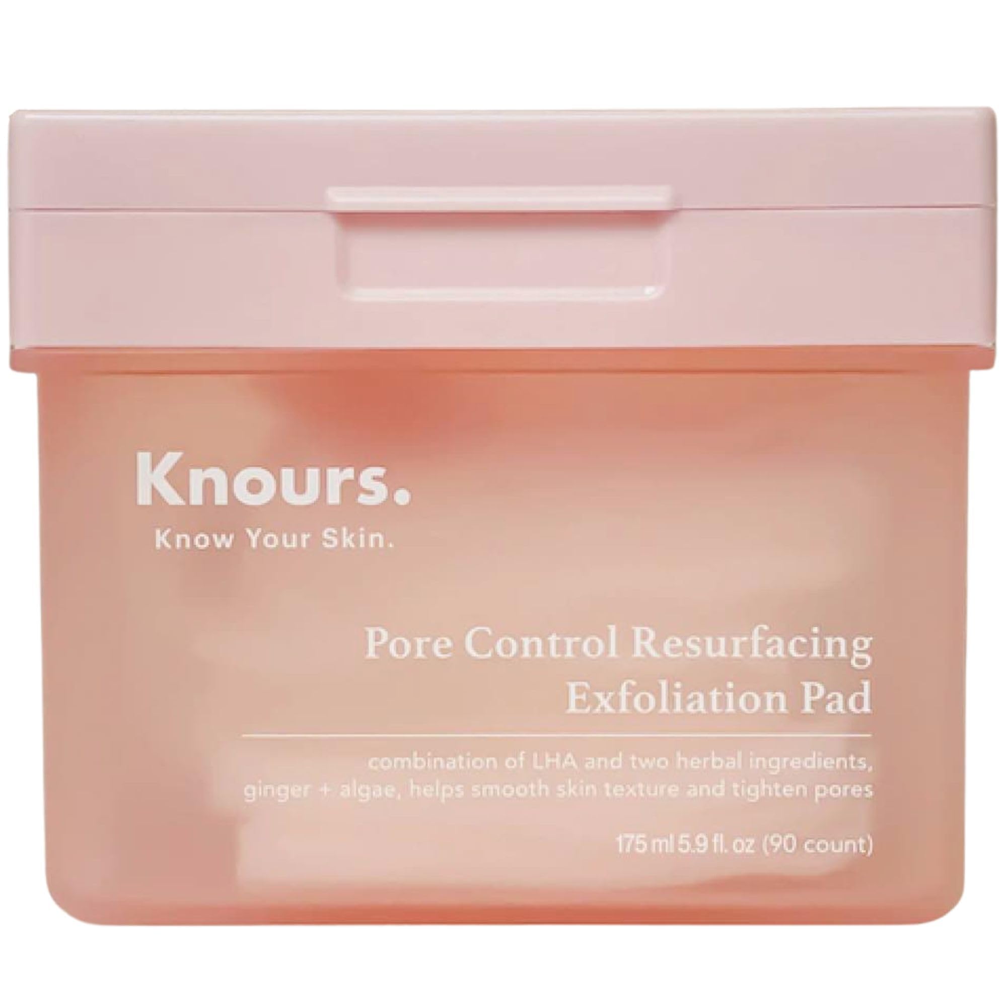 Knours empaque de discos exfoliantes para tónico facial.