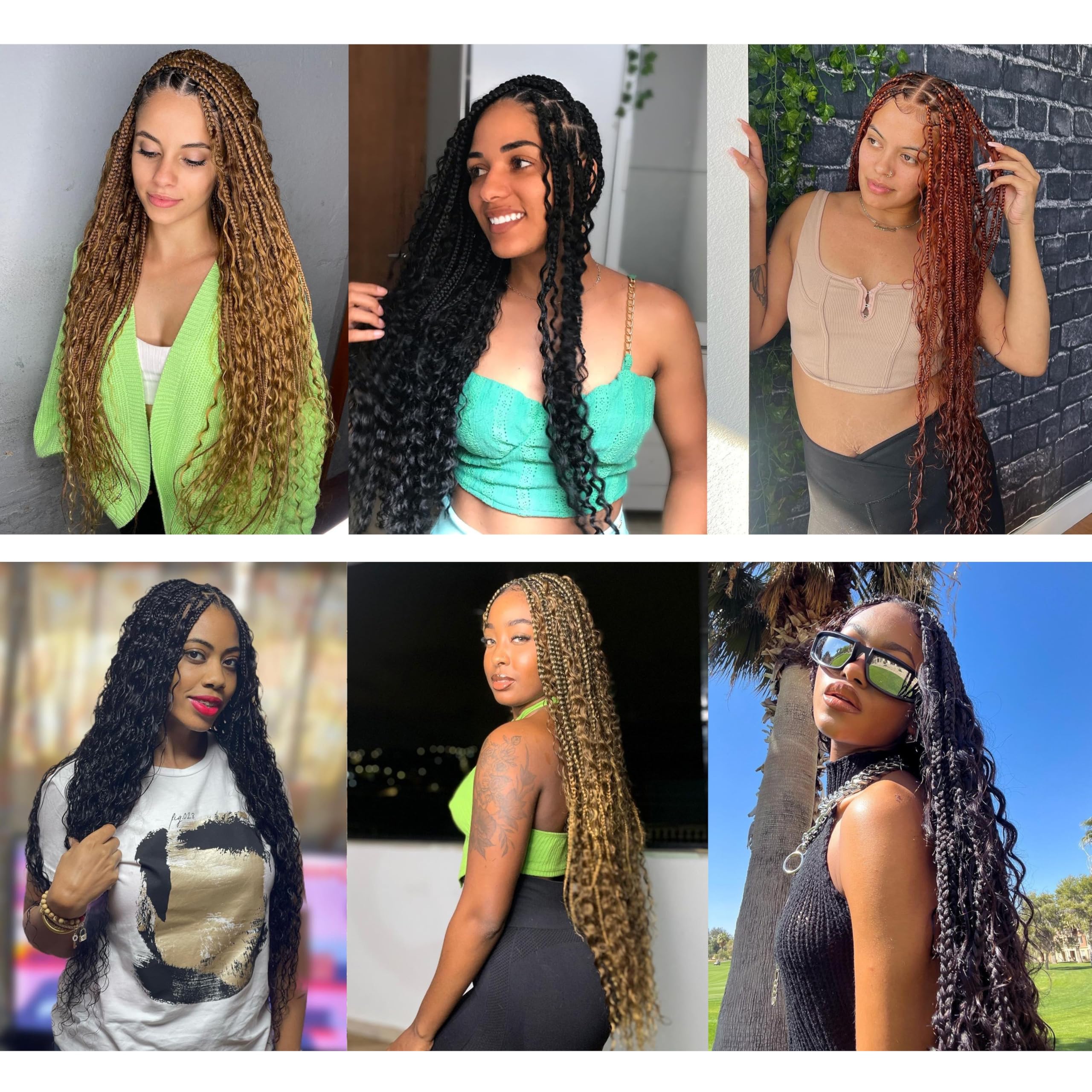 knovotch boho crochet braids 18in versatile styling for any occasion