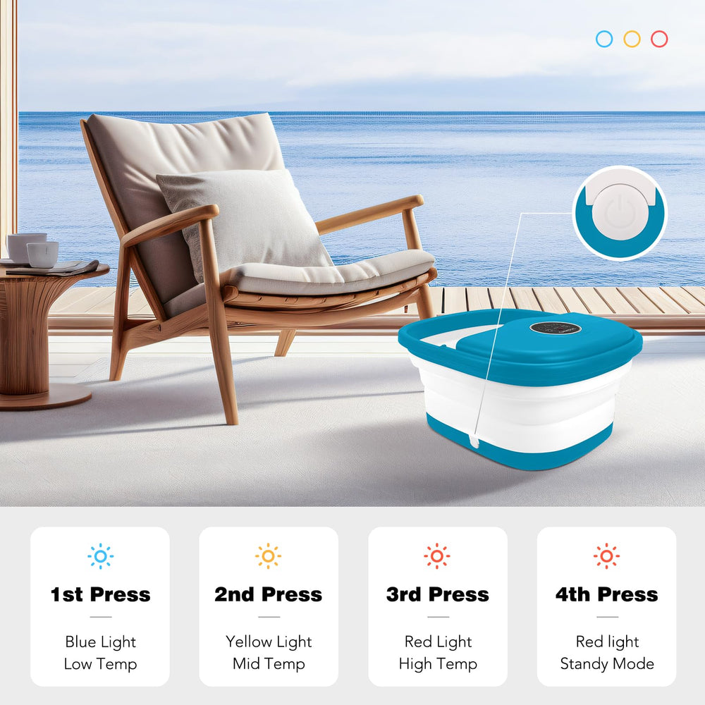 KNQZE foot spa safety features ensure worry-free operation.