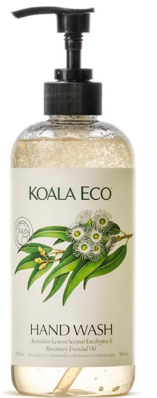 Koala Eco jabón de manos, limón y eucalipto, aroma fresco para uso diario.