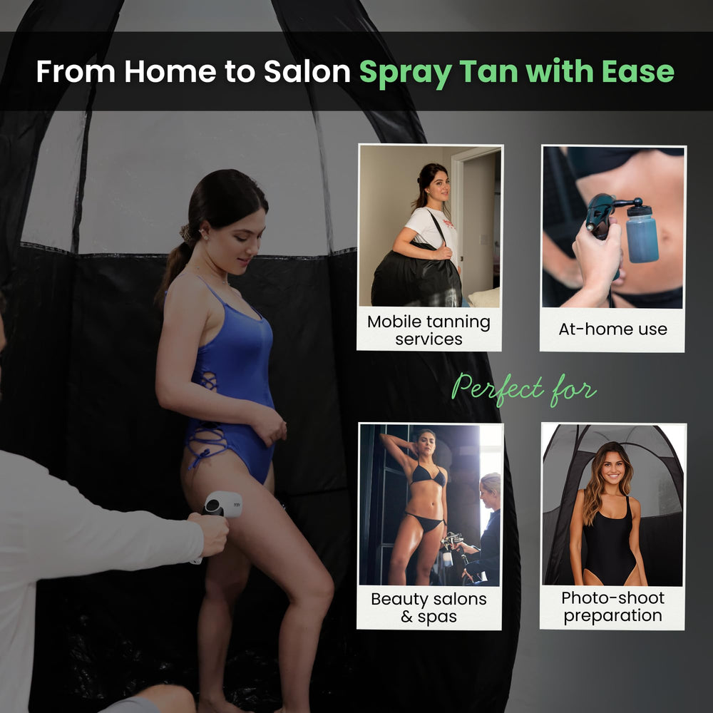 KOBBTAN portable booth folds into a carry case for easy transport.
