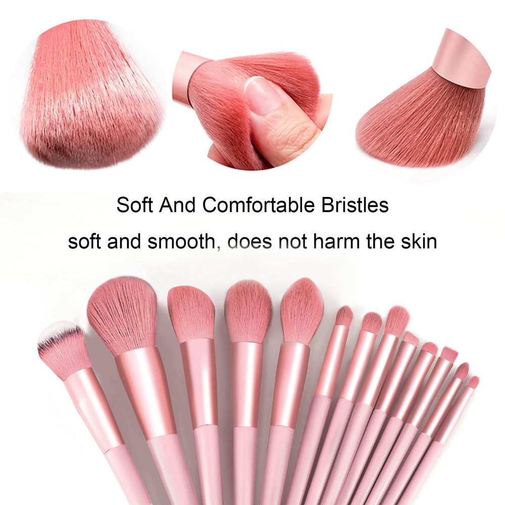 Koccido regular-size makeup brushes with ergonomic handles for easy daily use.